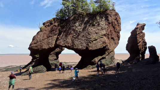 Photos à marée basse à Hoppewell Rocks